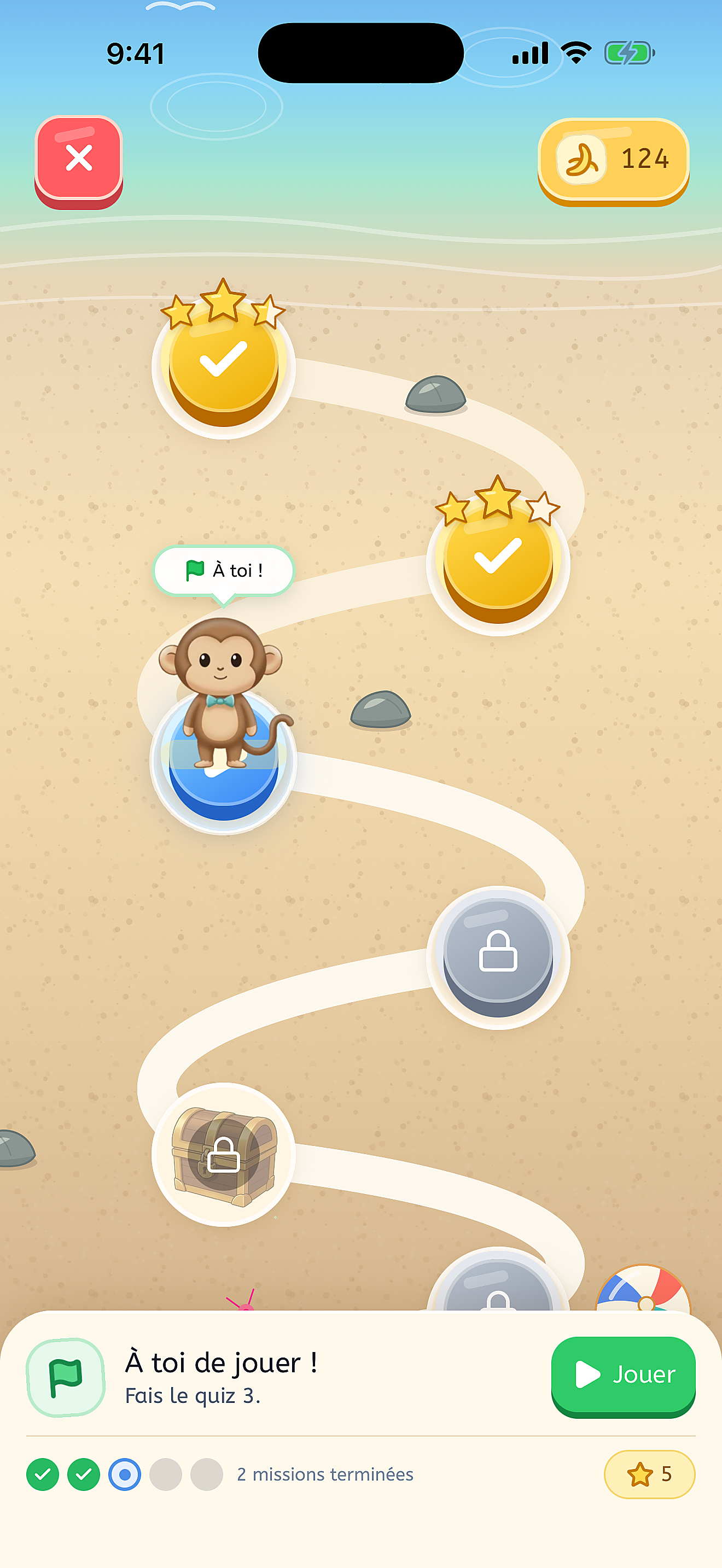 Phone showing the game path inside the Pikoo app.